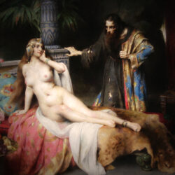 Oriental nude odalisque