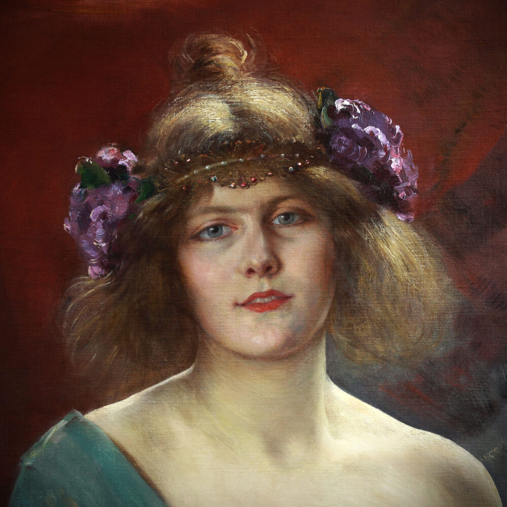 Art Nouveau portrait