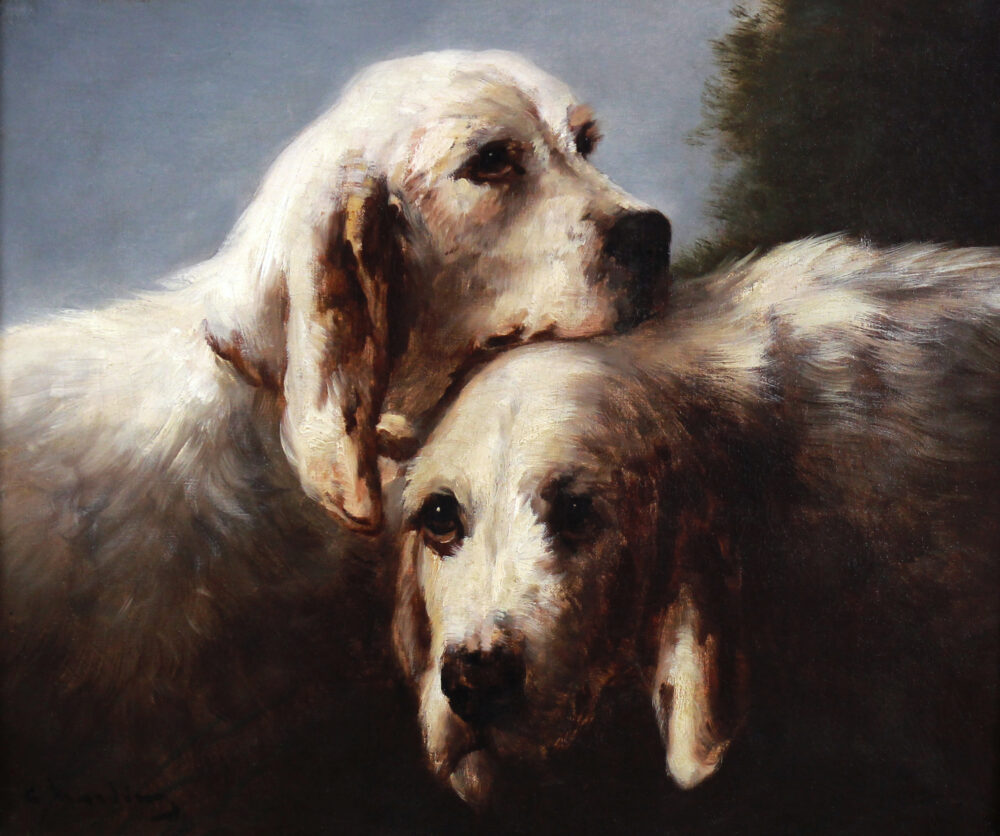 French hunting dogs by Jules chardigny Monartsgallery