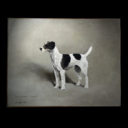 Exclusive painting Wire Fox Terrier