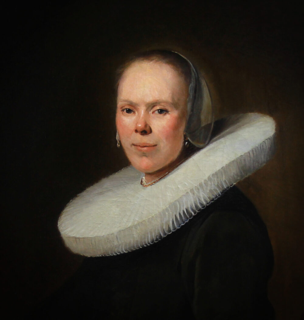 portrait of a Dutch seated woman