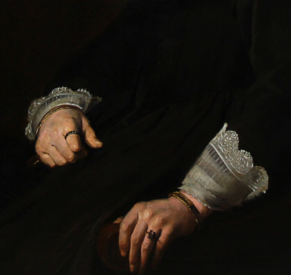 portrait of a Dutch seated woman