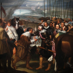 Historical scene " the surrender of Breda "