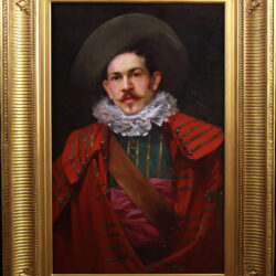 portrait of a musketeer by Monartsgallery