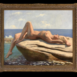 reclining nude Marcel René Herrfeldt Monarts Gallery